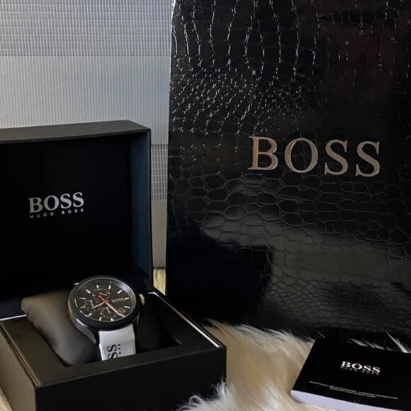 COPY - Hugo Boss Men’s Velocity Black Watch NEW - Picture 2 of 10